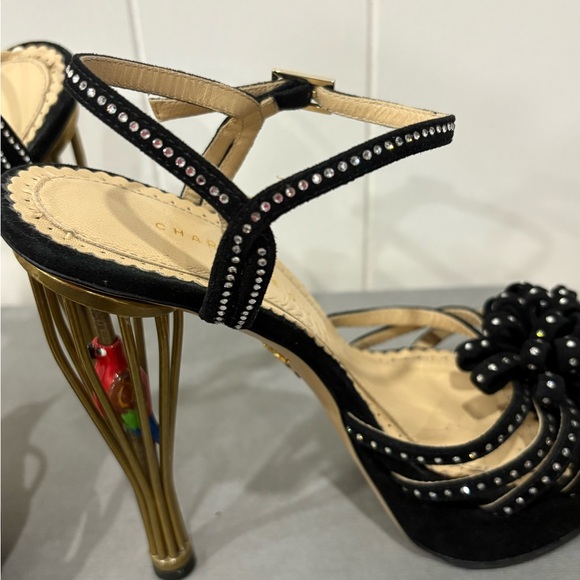 Charlotte Olympia Birds of Paradise Cage Heels - Picture 7 of 11